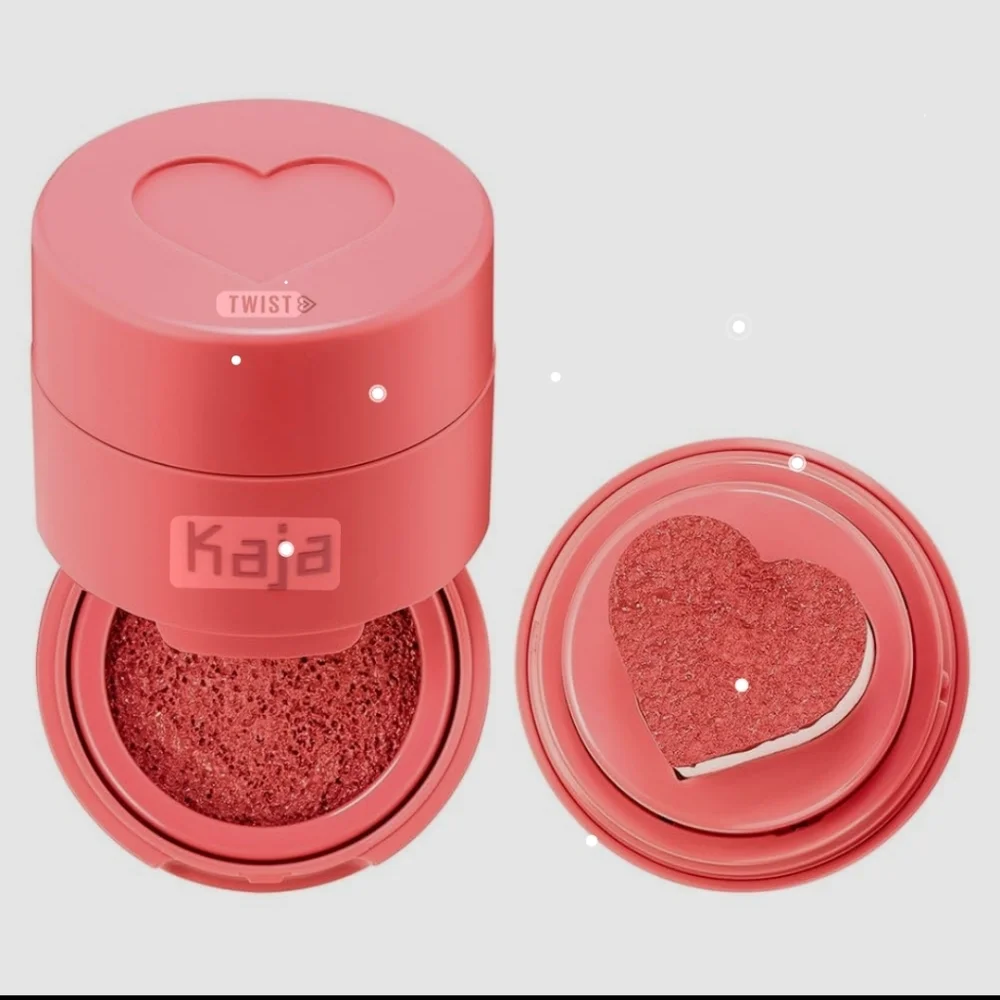 Kaja Blush w/ Heart-shaped‎ Applicator, Coral Finish, 03 Bossy, 0.17 Oz
